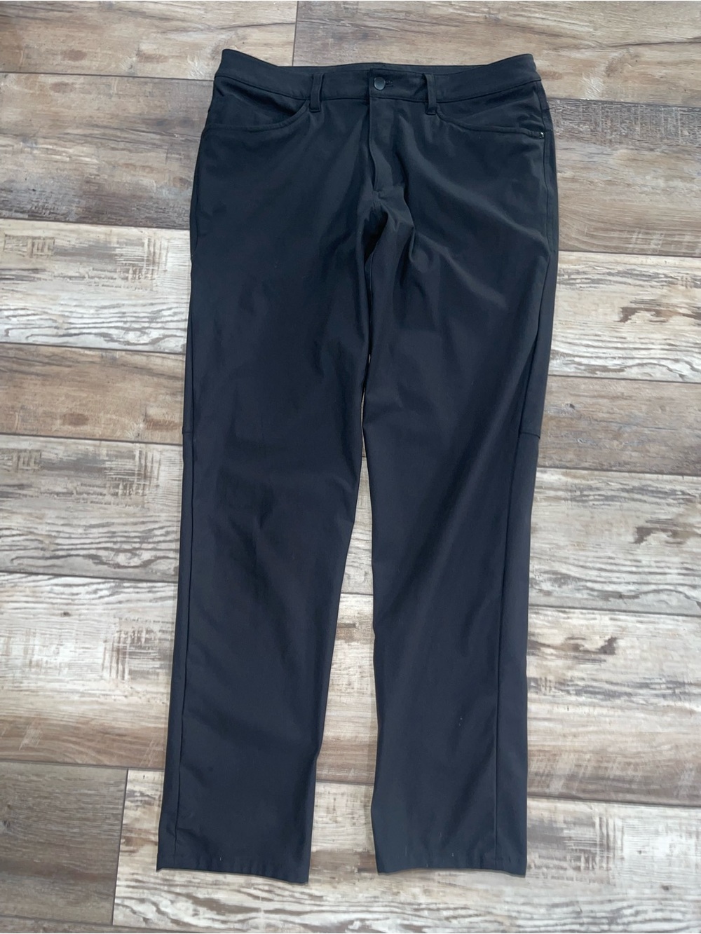 Lululemon Size 34 ABC Slim-Fit 5 Pocket Pant 33”L Warpstreme Black